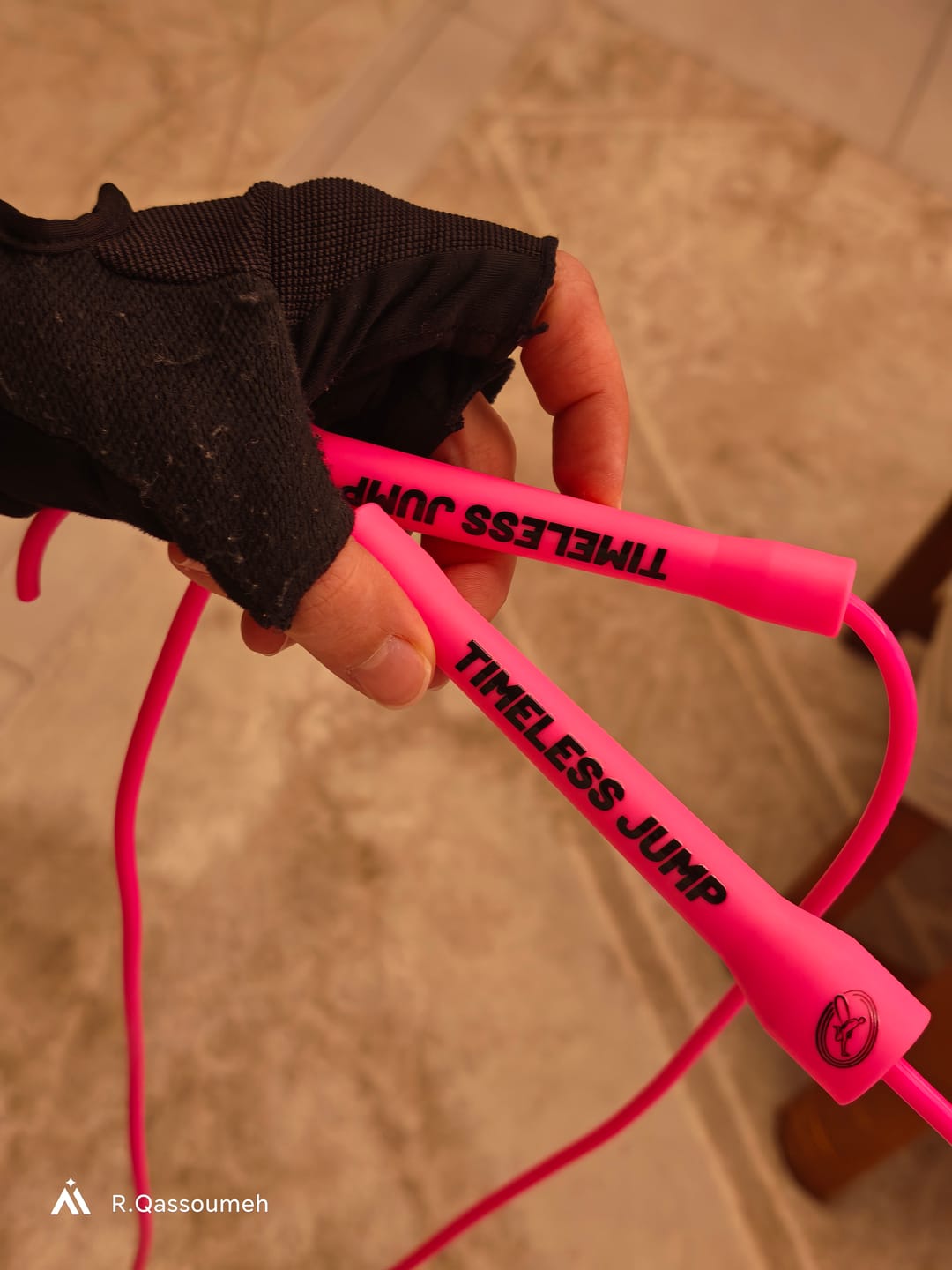 Customer photo review of Timeless Jump™ Rope | Airborne 1.0