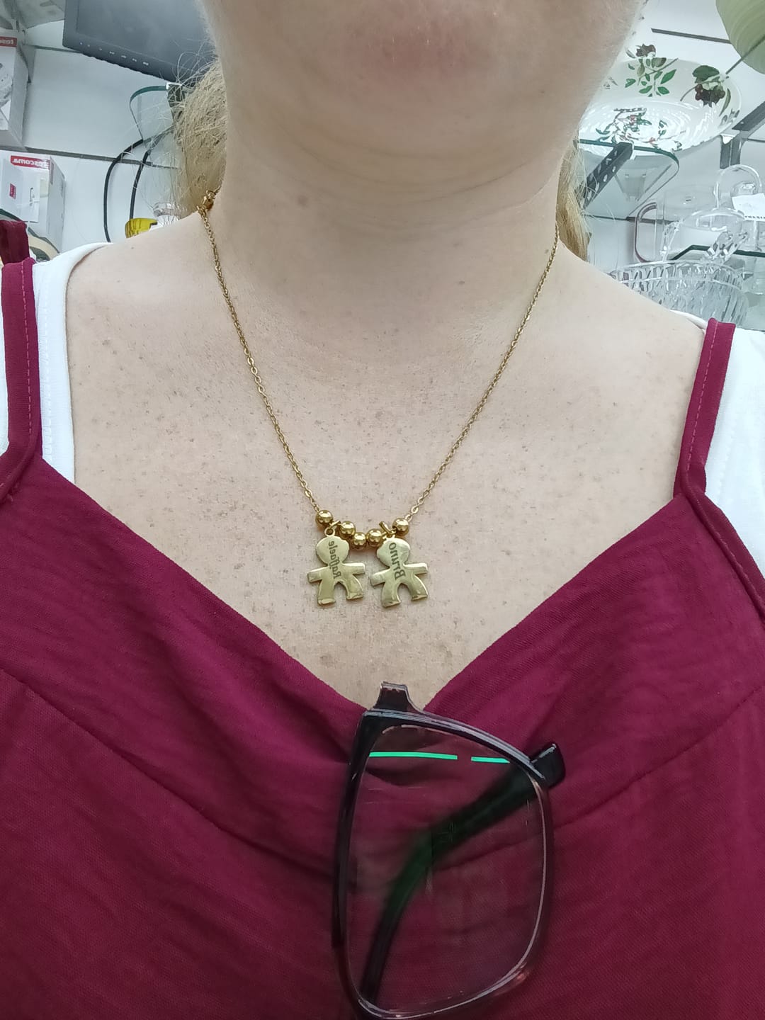 Customer photo review of Collana con bambini - I Miei Tesori