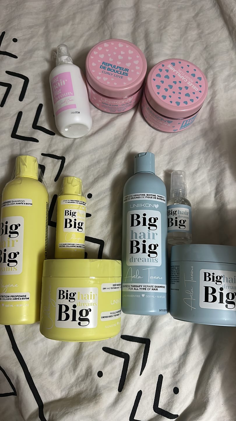 Customer photo review of Gamme Collagène - Kit complet - Shampooing, masque et leave-in