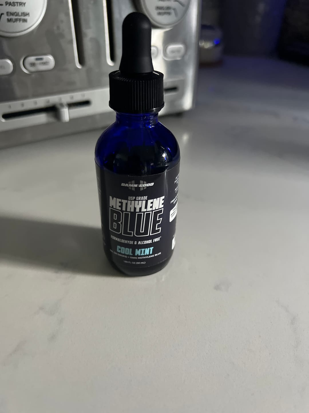 Customer photo review of Damn Good™ Methylene Blue Drops - 50mL (30 Servings)