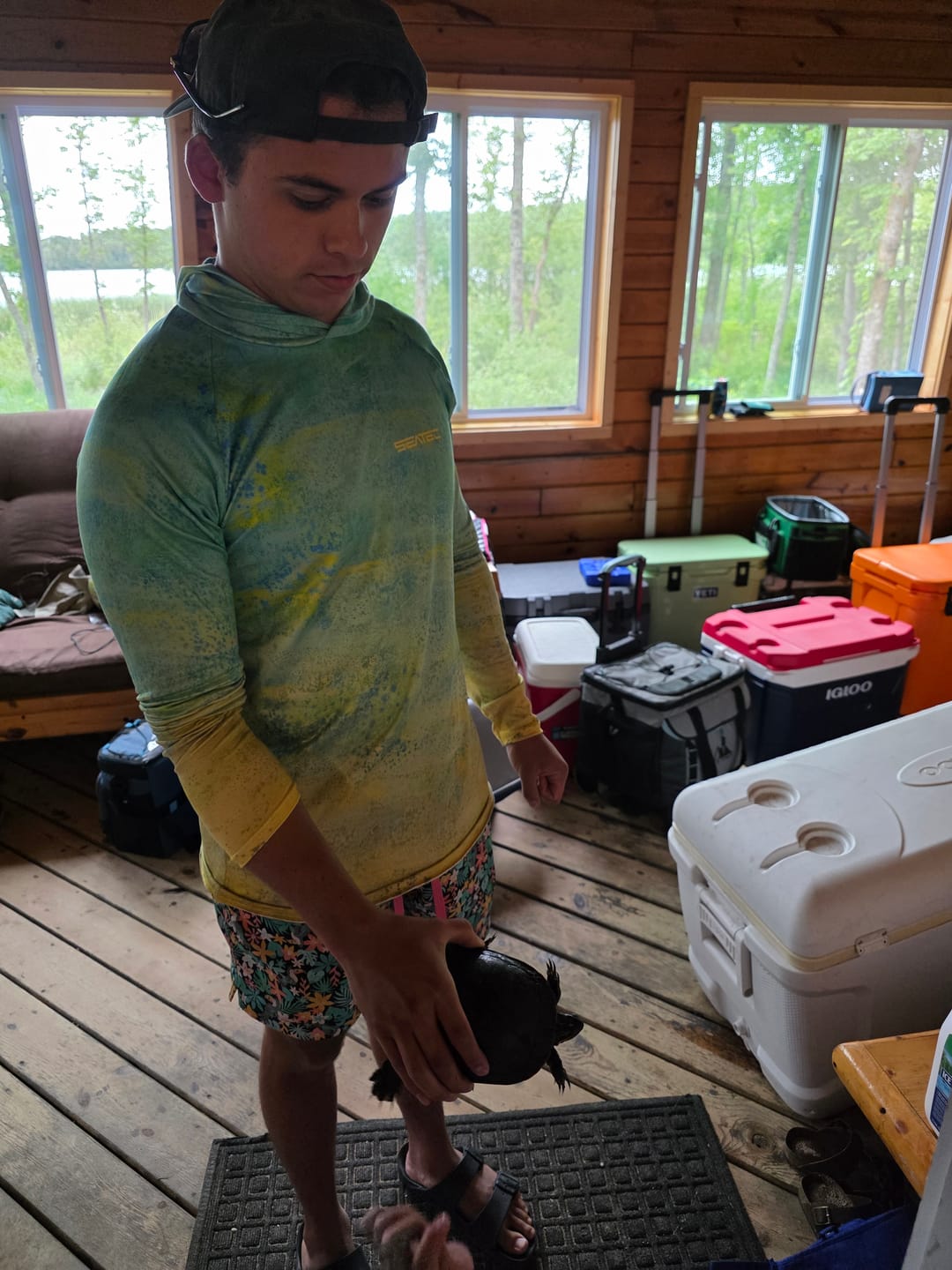 Customer photo review of Mahi Sport Tec Hooded Long Sleeve – Men's