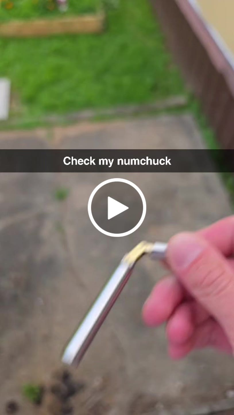 Customer video review of Nunchuck Lighter