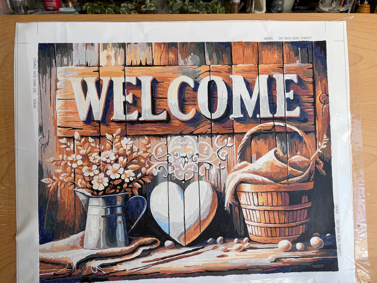 Customer photo review of Paint by Numbers - Welcome