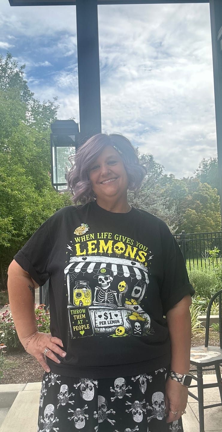 Customer photo review of When Life Gives You Lemons TEE