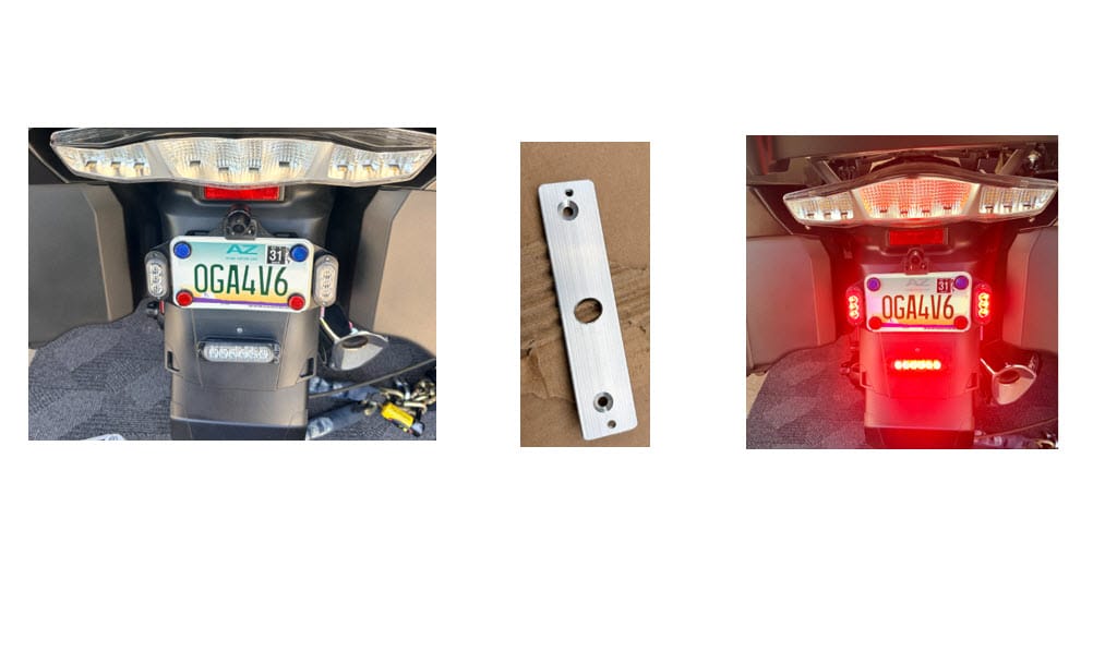 Customer photo review of B6 LED Brake Light Kit with License Plate Mount