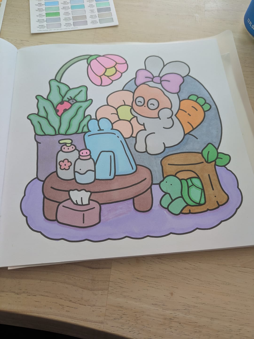 Customer photo review of Ohuhu Honolulu 48 Pastel Colors Dual Tips Alcohol Art Markers-Sweetness (New Color Codes)