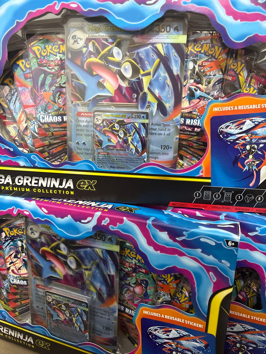 Customer photo review of Mega Greninja ex Premium Collection