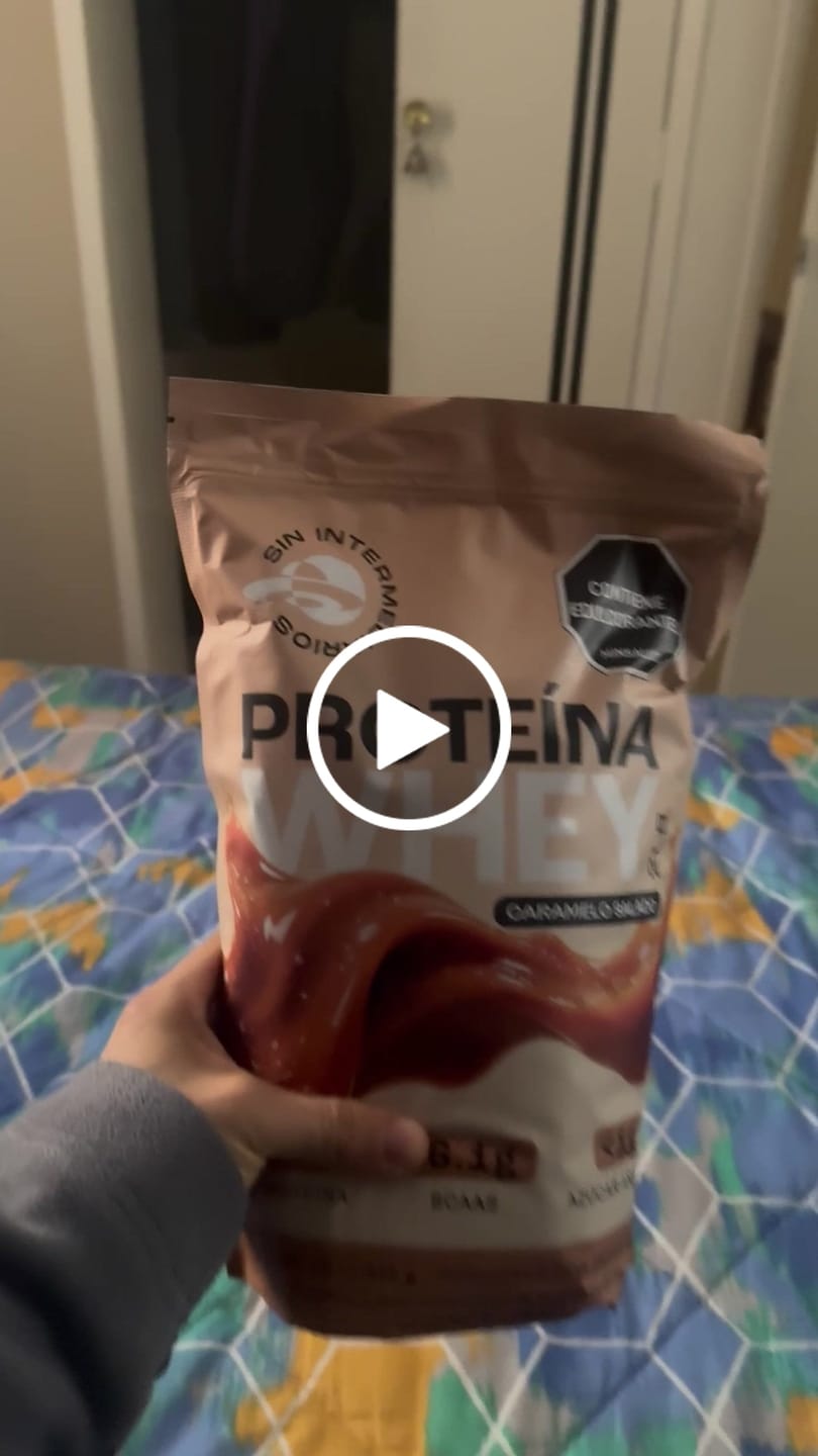 Customer video review of Proteína Whey - Caramelo Salado