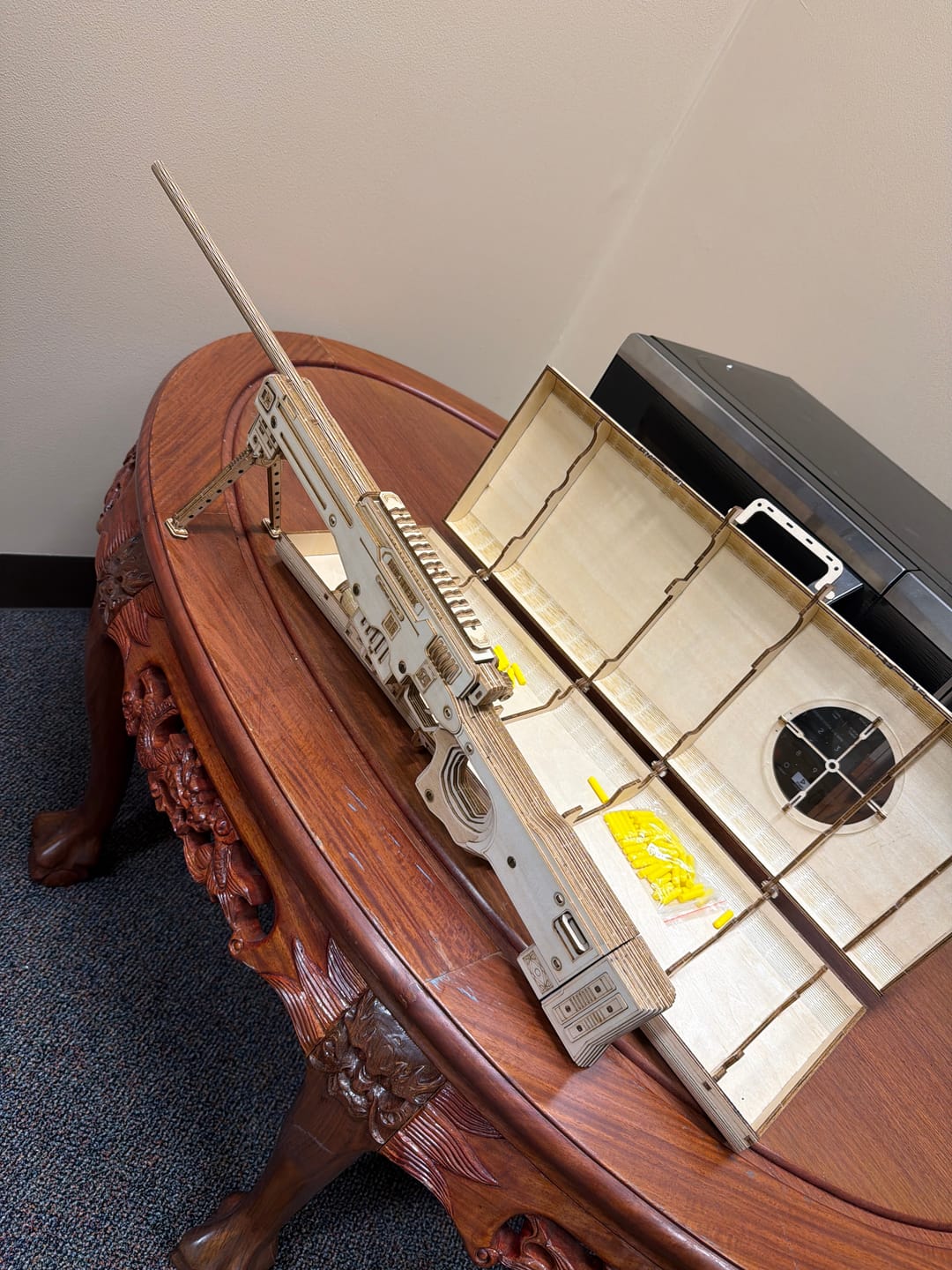 Customer photo review of Rokrgeek AWM Sniper Rifle 3D Wooden Gun Puzzle