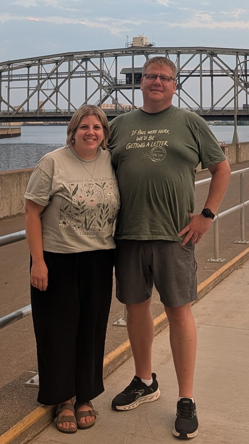Customer photo review of Paul's Letter T-shirt