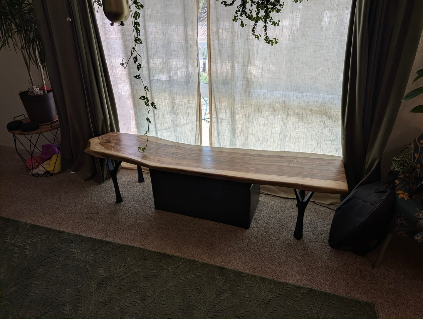 Customer photo review of Bench Legs 118 Faras 16" H Modern Steel Furniture