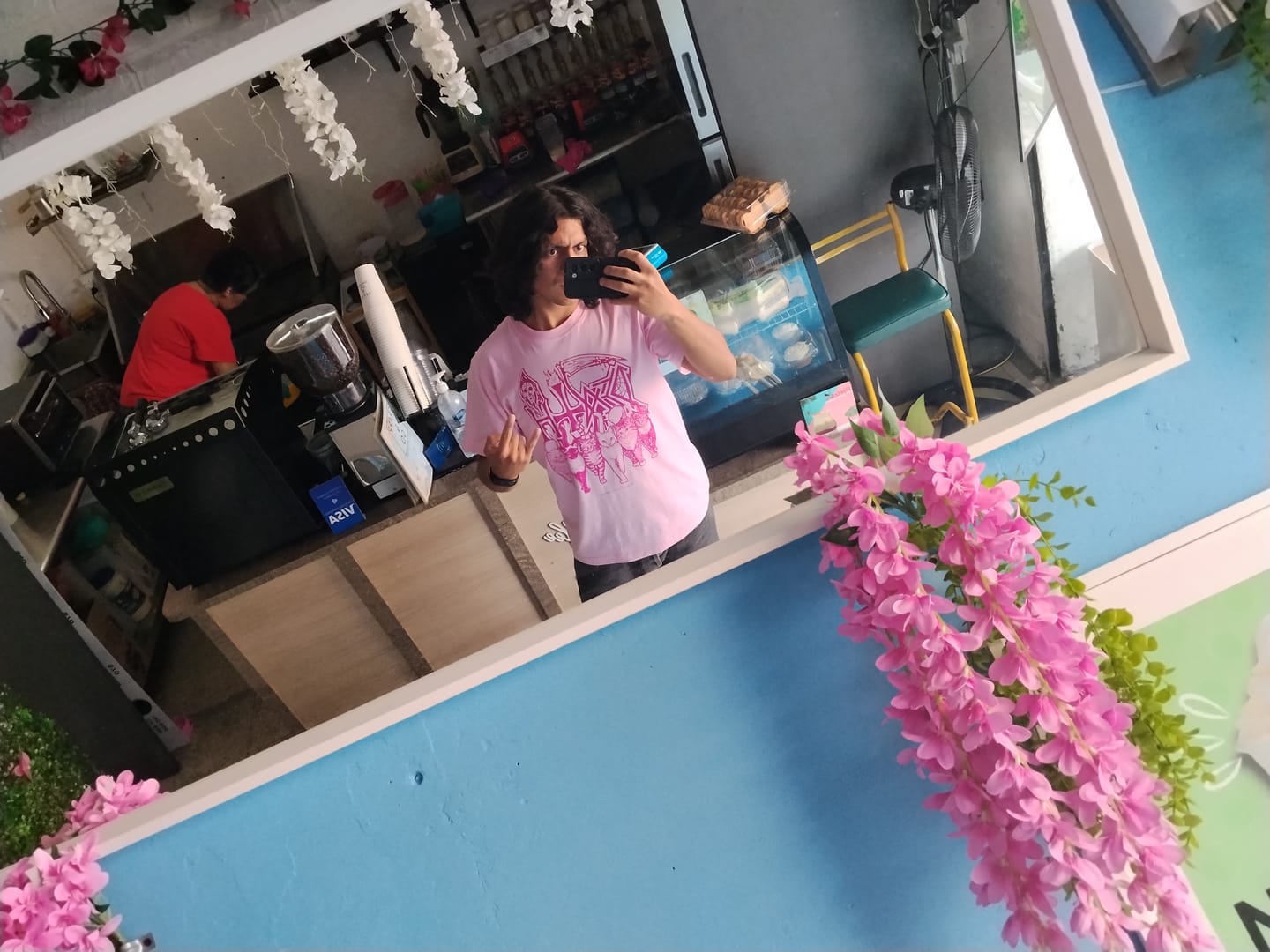 Customer photo review of Death - Pretty Pink Pussy - Shortsleeve Shirt (Available for 48 Hours Only!)