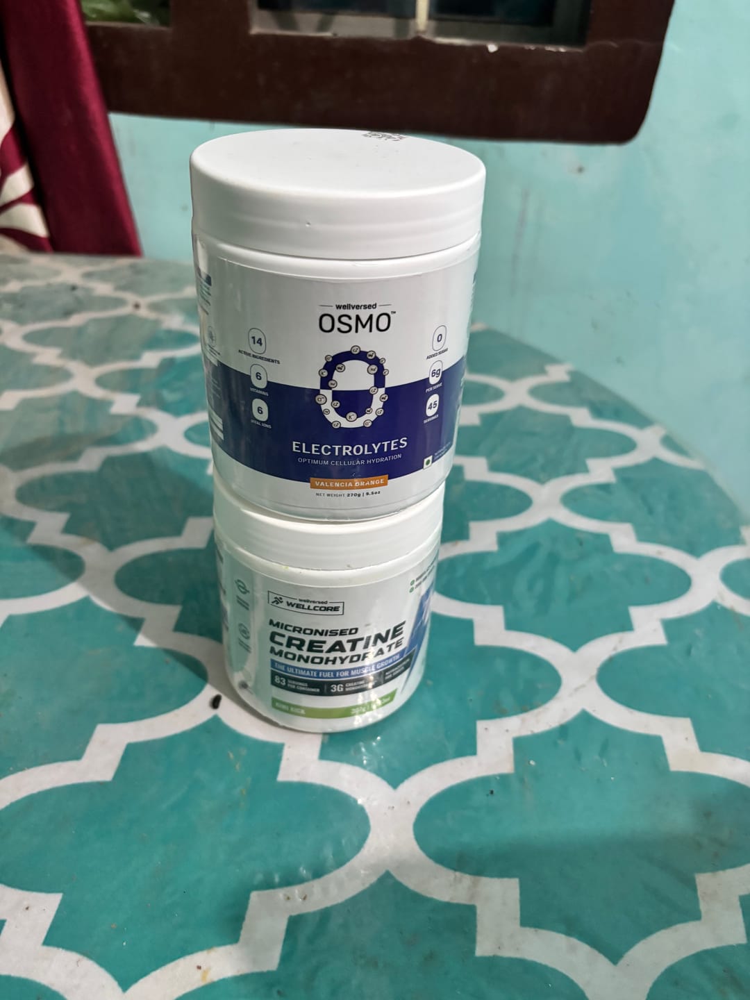 Customer photo review of OSMO - Electrolyte Hydration Blend (Advanced Salts + Taurine & Vitamins) | Valencia Orange Flavour (270g, 45 servings)