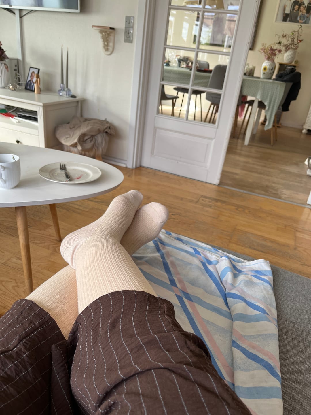 Customer photo review of Tynde støttestrømper