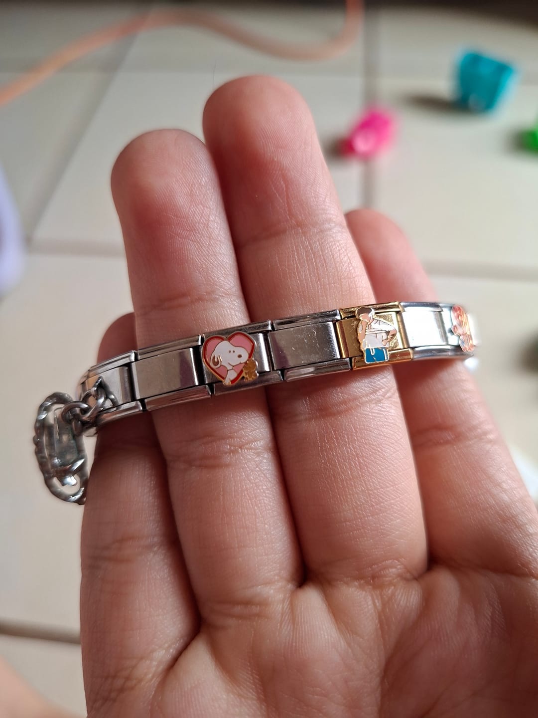 Customer photo review of Charm Perrito Corazón