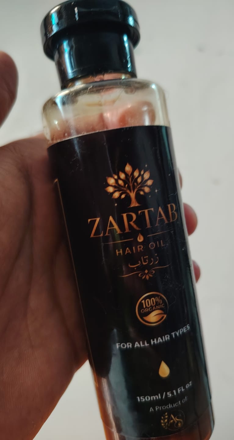Customer photo review of Zartab Hair Oil (150Ml)