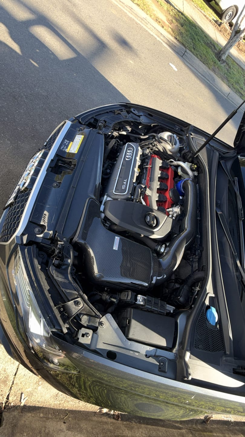 Customer photo review of ARMASPEED Audi RS3 | 8V | Carbon Fiber Cold Air Intake
