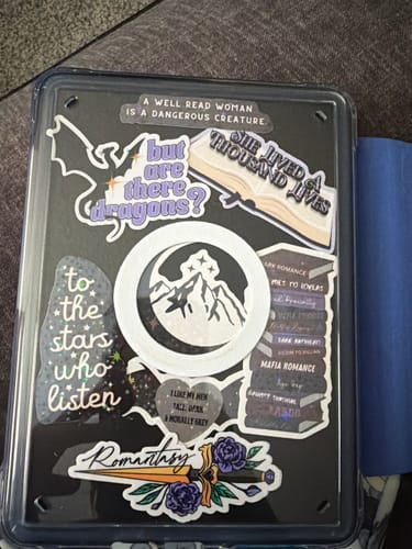 Customer photo review of romantasy sticker pack