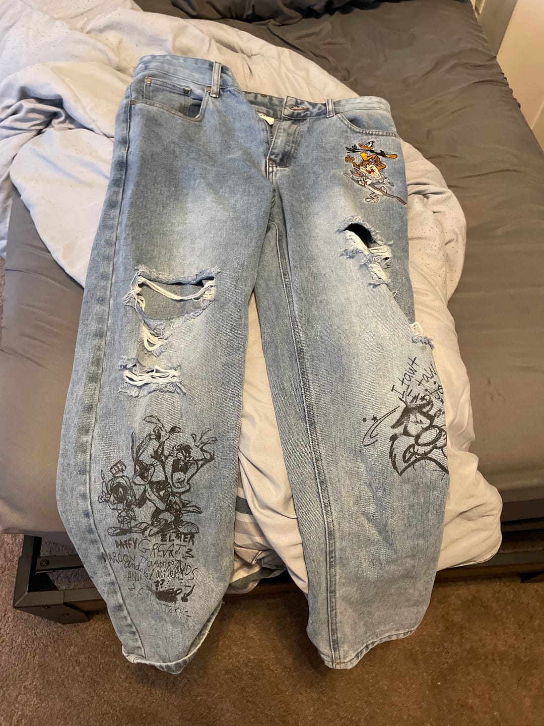 Customer photo review of 6035 - Looney Tunes Denim Jeans