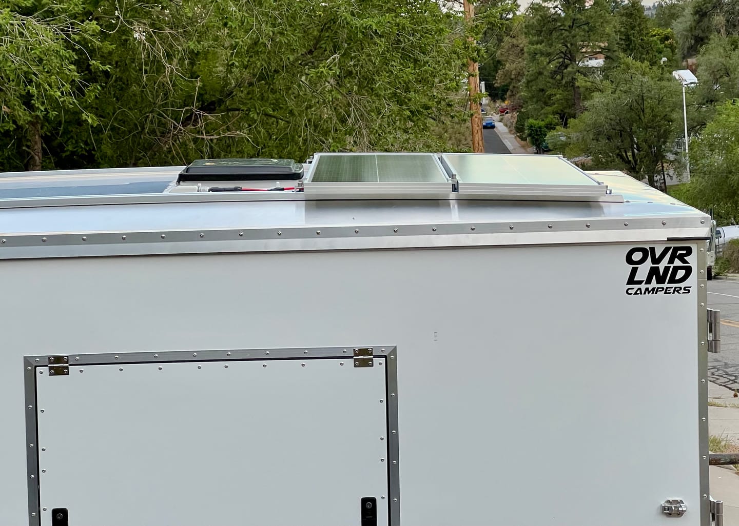 Customer photo review of MEGA 100 SLIM | 100 Watt Slim Solar Panel | Compact 12V Off-Grid Narrow Solar Panel for Vans, Overlanders, Boats | 25-Year Output Warranty