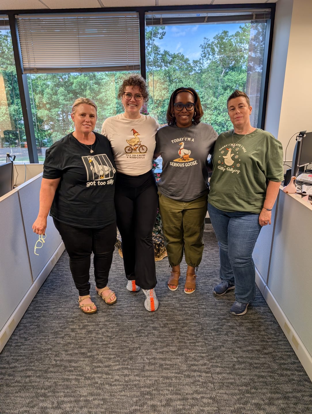 Customer photo review of Got Too Silly Goose Behind Bars Shirt