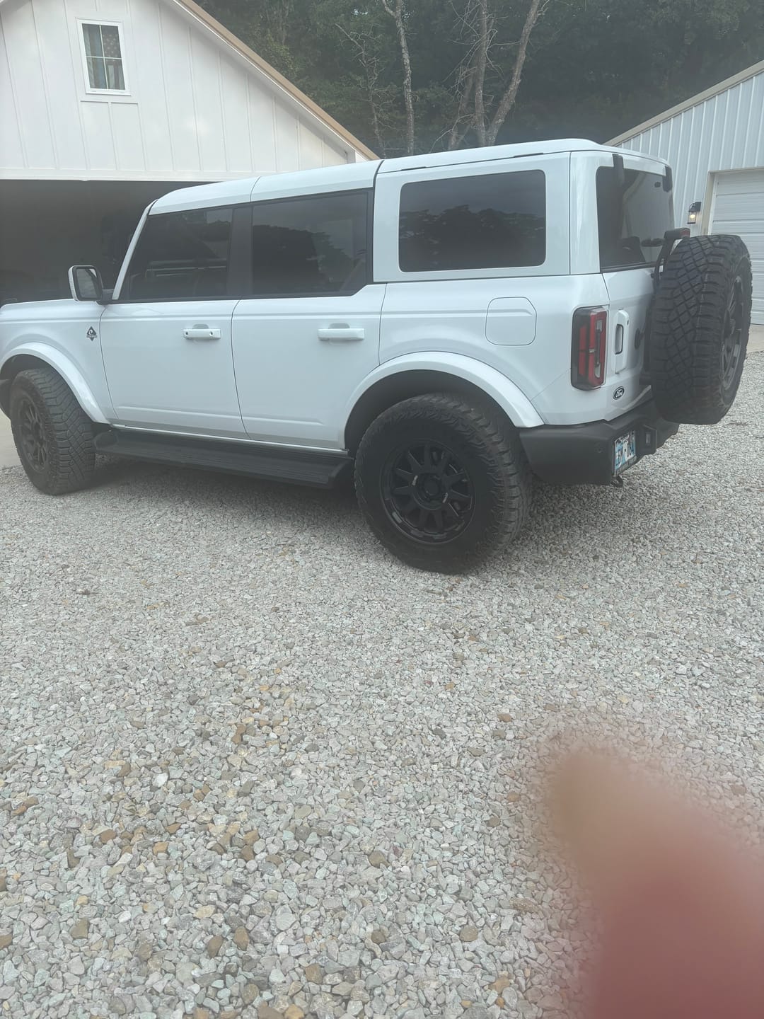 Customer photo review of Ford Bronco Paint-Matched Handle Covers With Smart Entry *Seamless Fitment