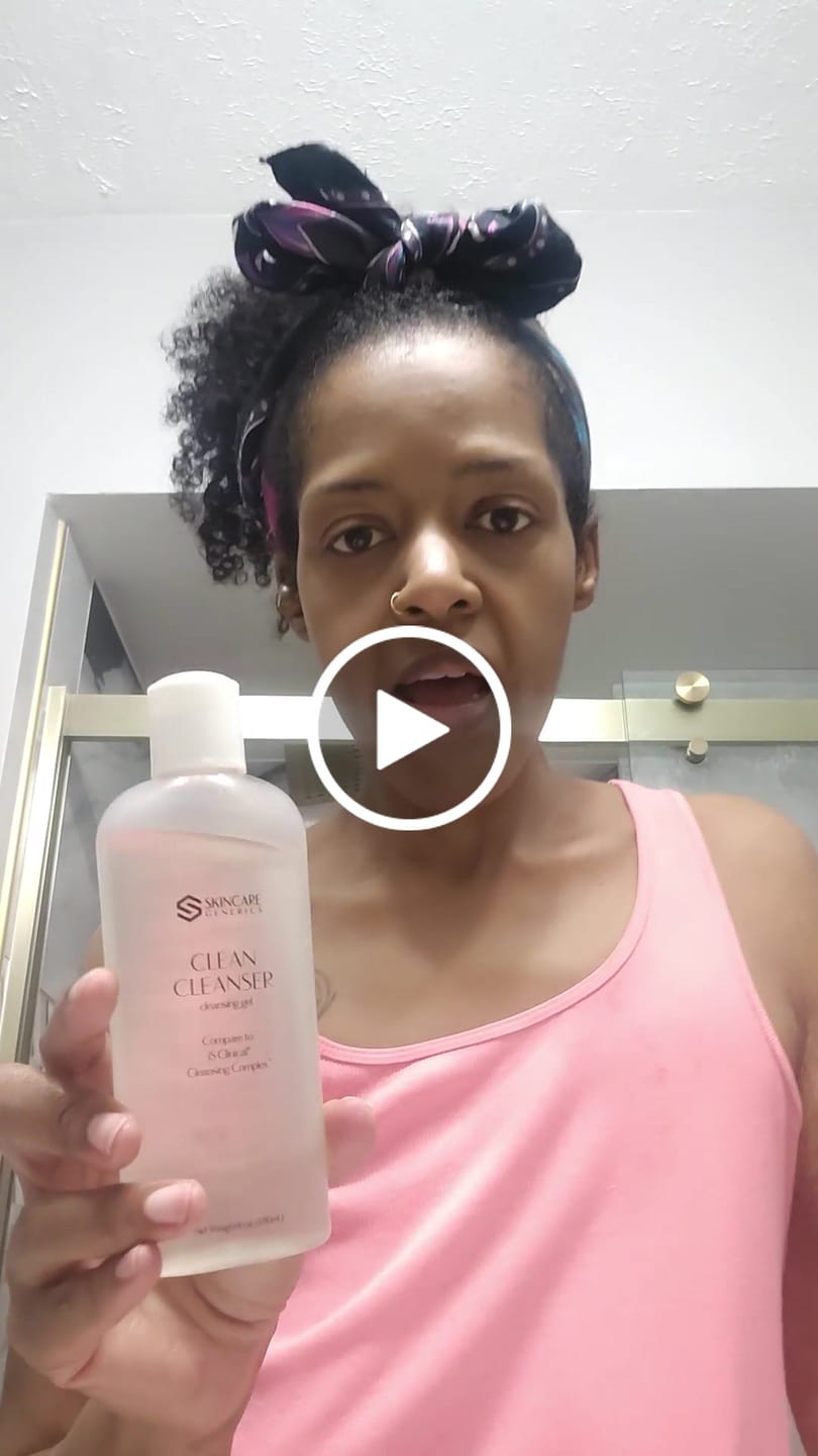 Customer video review of CLEAN CLEANSER | CLEANSING GEL