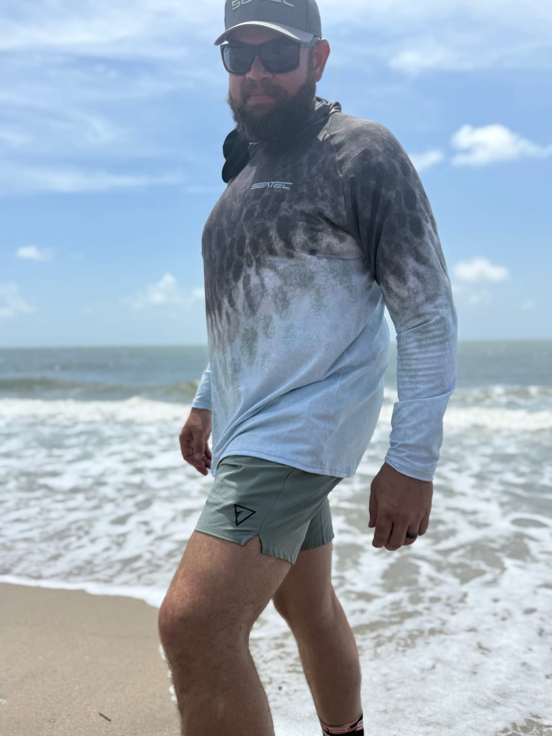 Customer photo review of Undertow Lined Short – Seafoam – Men’s