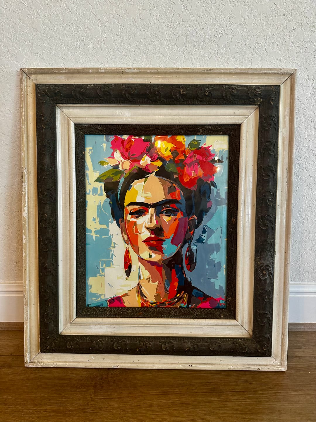 Customer photo review of Expressive Frida | Paint by Number