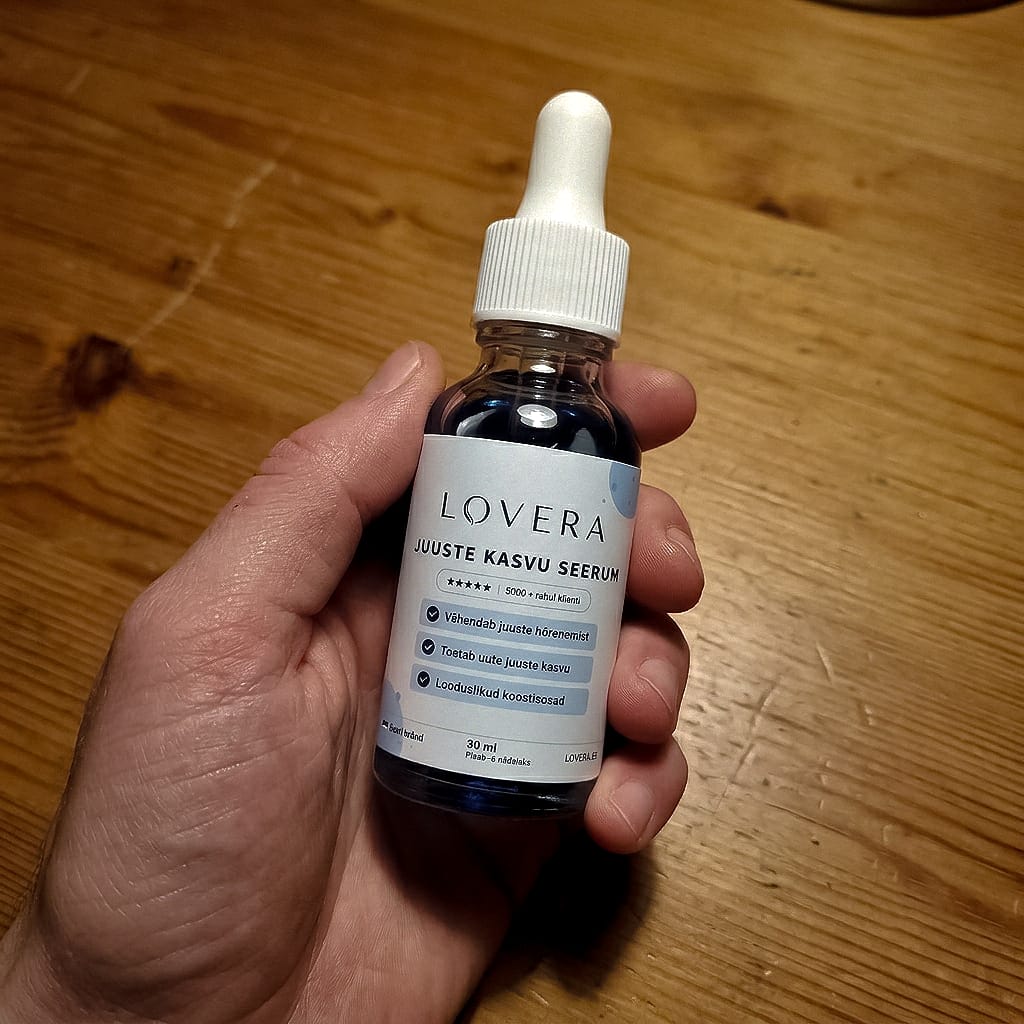 Customer photo review of Lovera naiste juuste hõrenemise vastane seerum