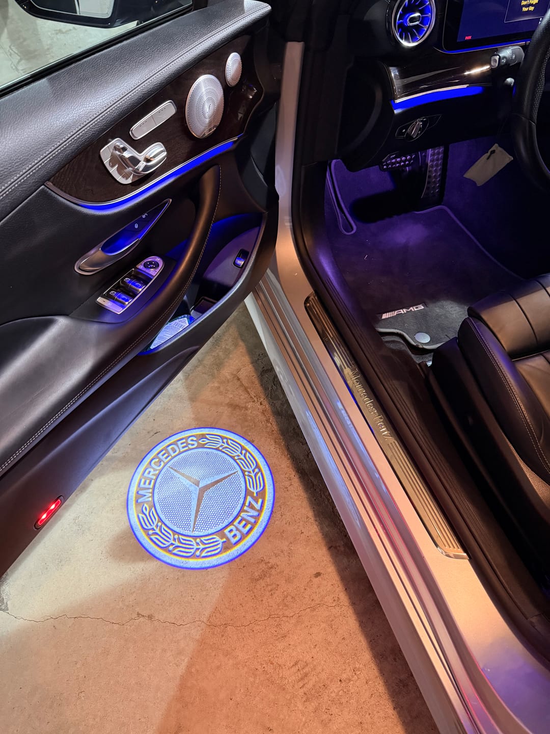 Customer photo review of MERCEDES DOOR LIGHTS