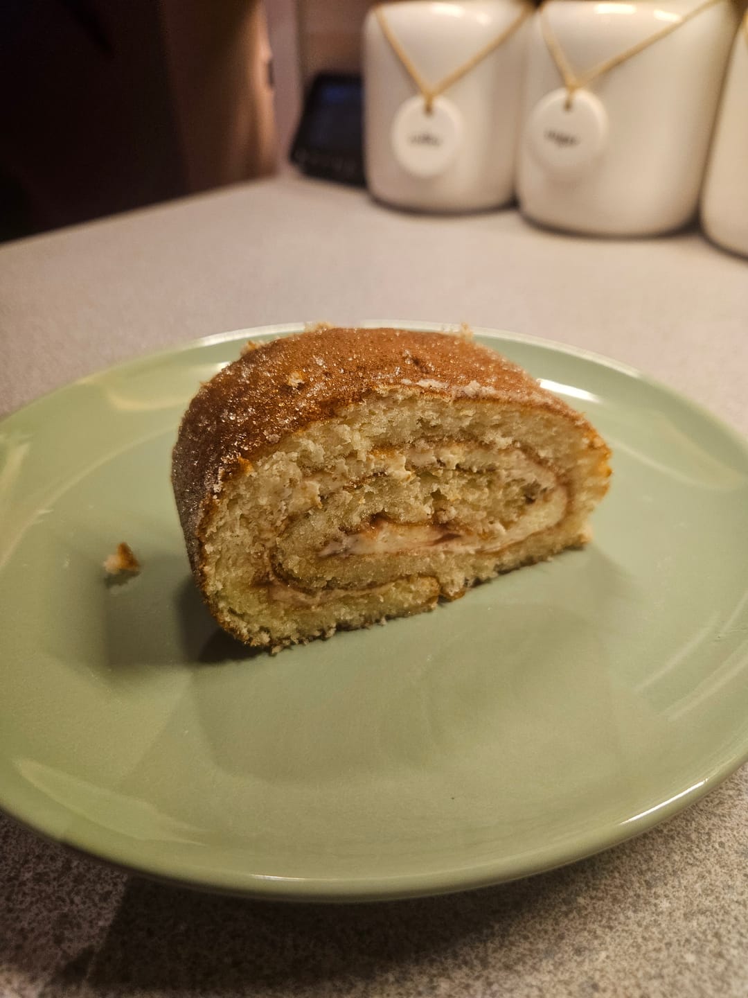 Customer photo review of Strawberry Swiss Roll