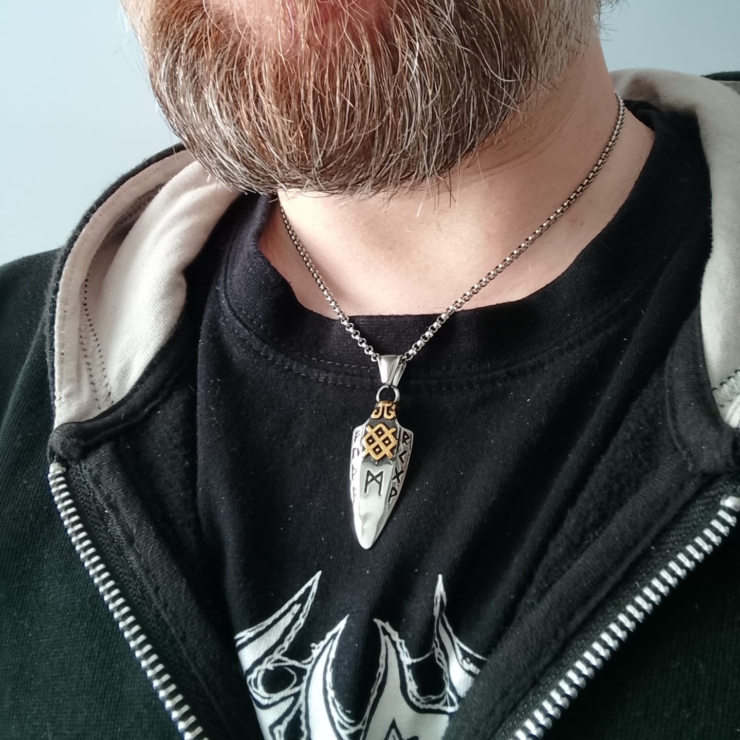 Customer photo review of Gungnir Necklace