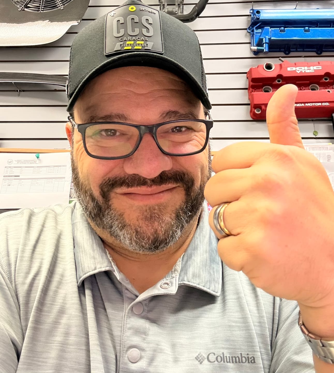 Customer photo review of NEW ERA⚡CCS - Black Label Trucker Hat
