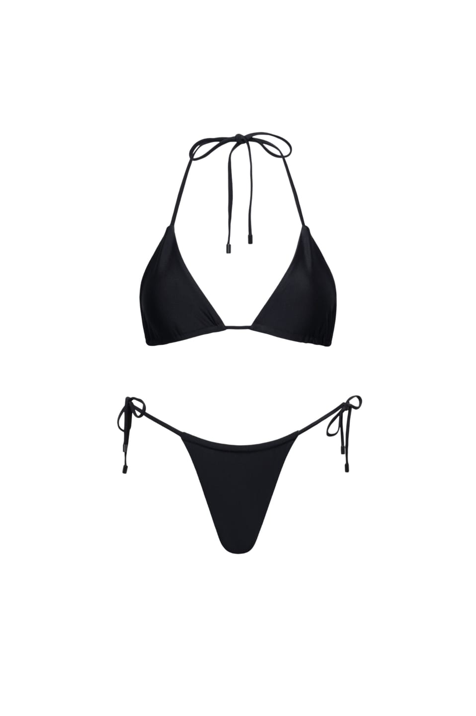 Customer photo review of Waikiki Triangle String Bikini Set – Black