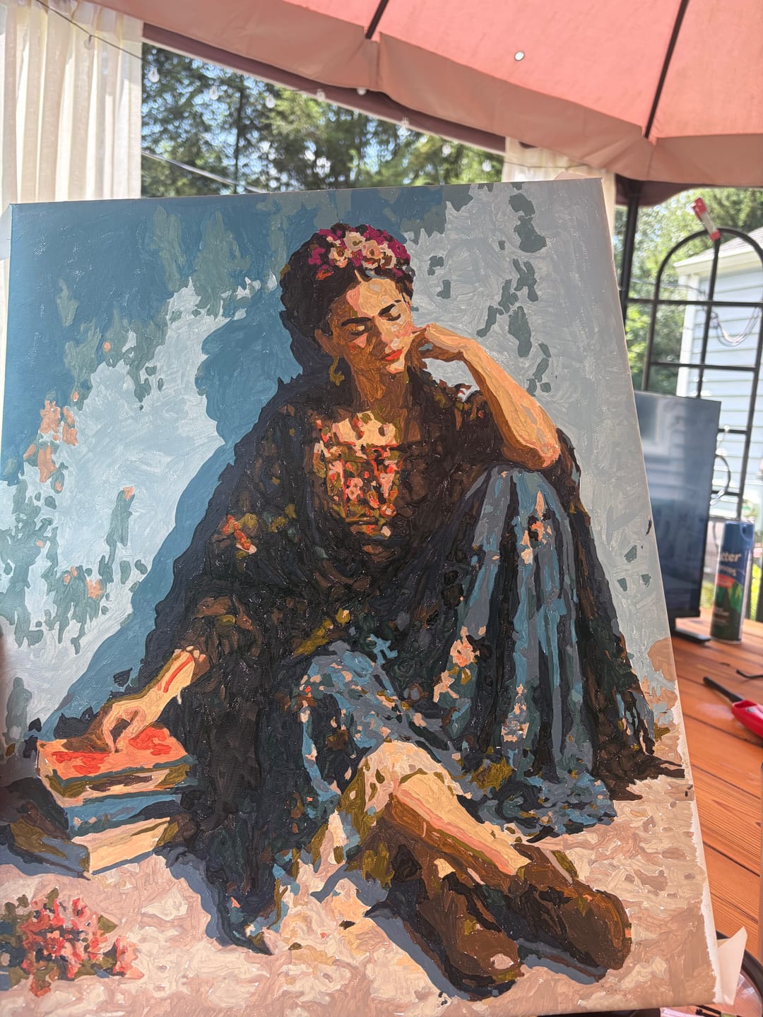 Customer photo review of Bohemian Reverie | Paint by Number