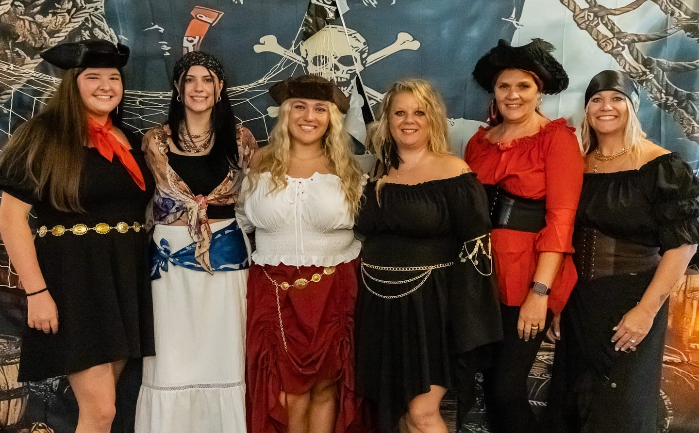 Customer photo review of Pirate Murder Mystery Host Your Own Game Kit