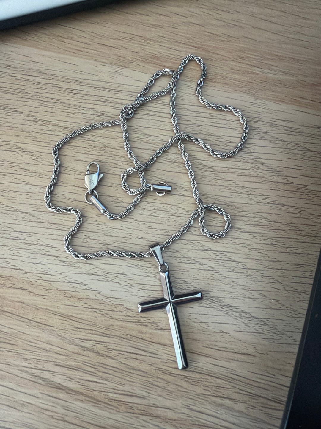 Customer photo review of Crucifix Pendant