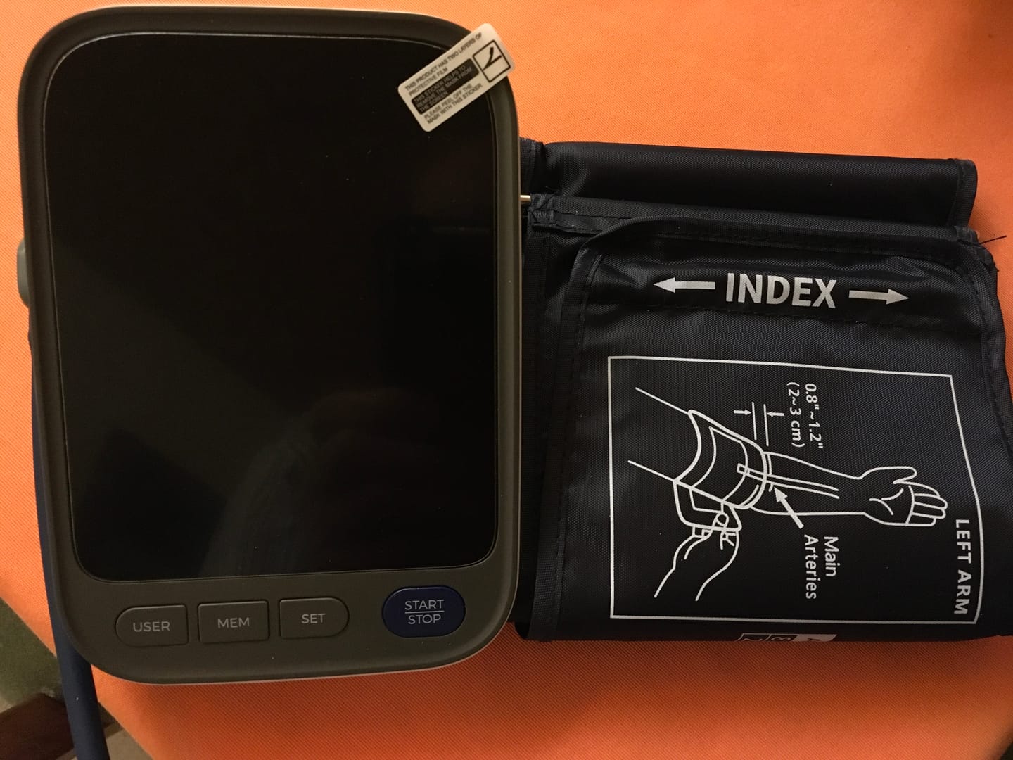 Customer photo review of Blutdruckmessgerät V8 Ultra – Next-Gen Präzisionssensor für klinisch genaue Messungen