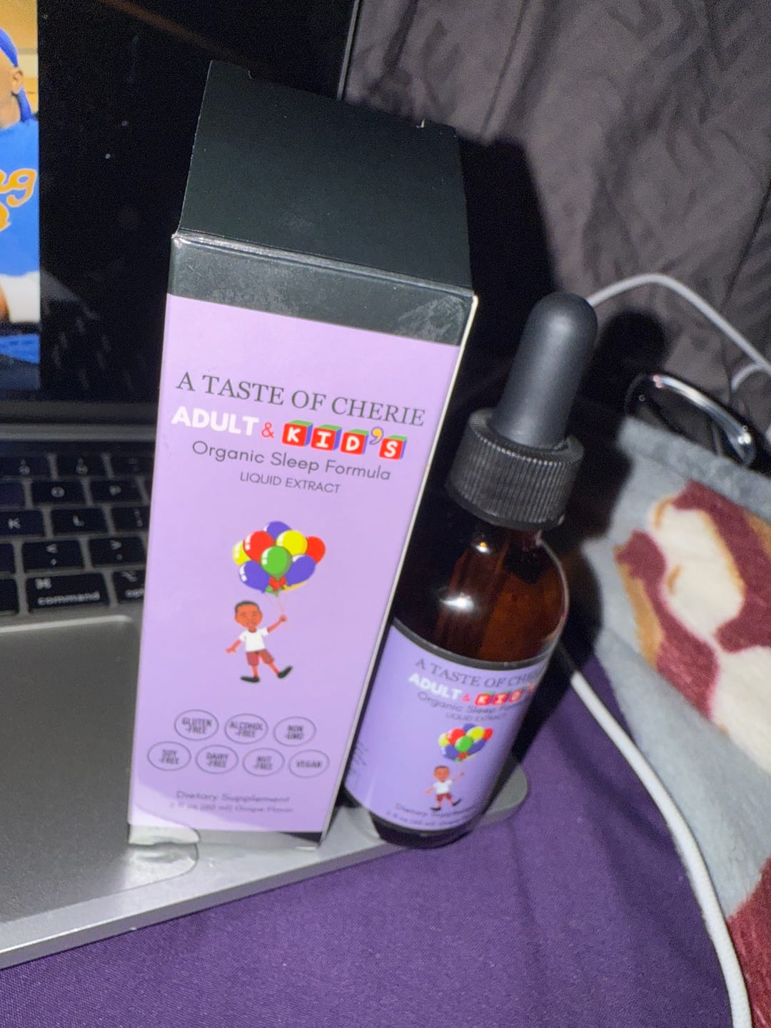 Customer photo review of Sleep Blend for Restful Sleep - Liquid Extract