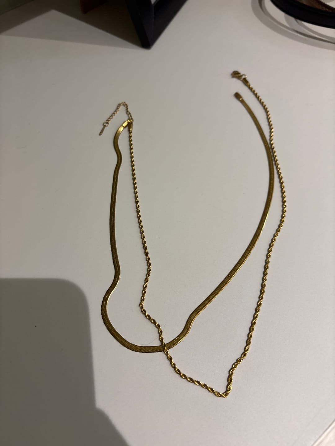 Customer photo review of Mix Colar Melina Banhado em Ouro 18k