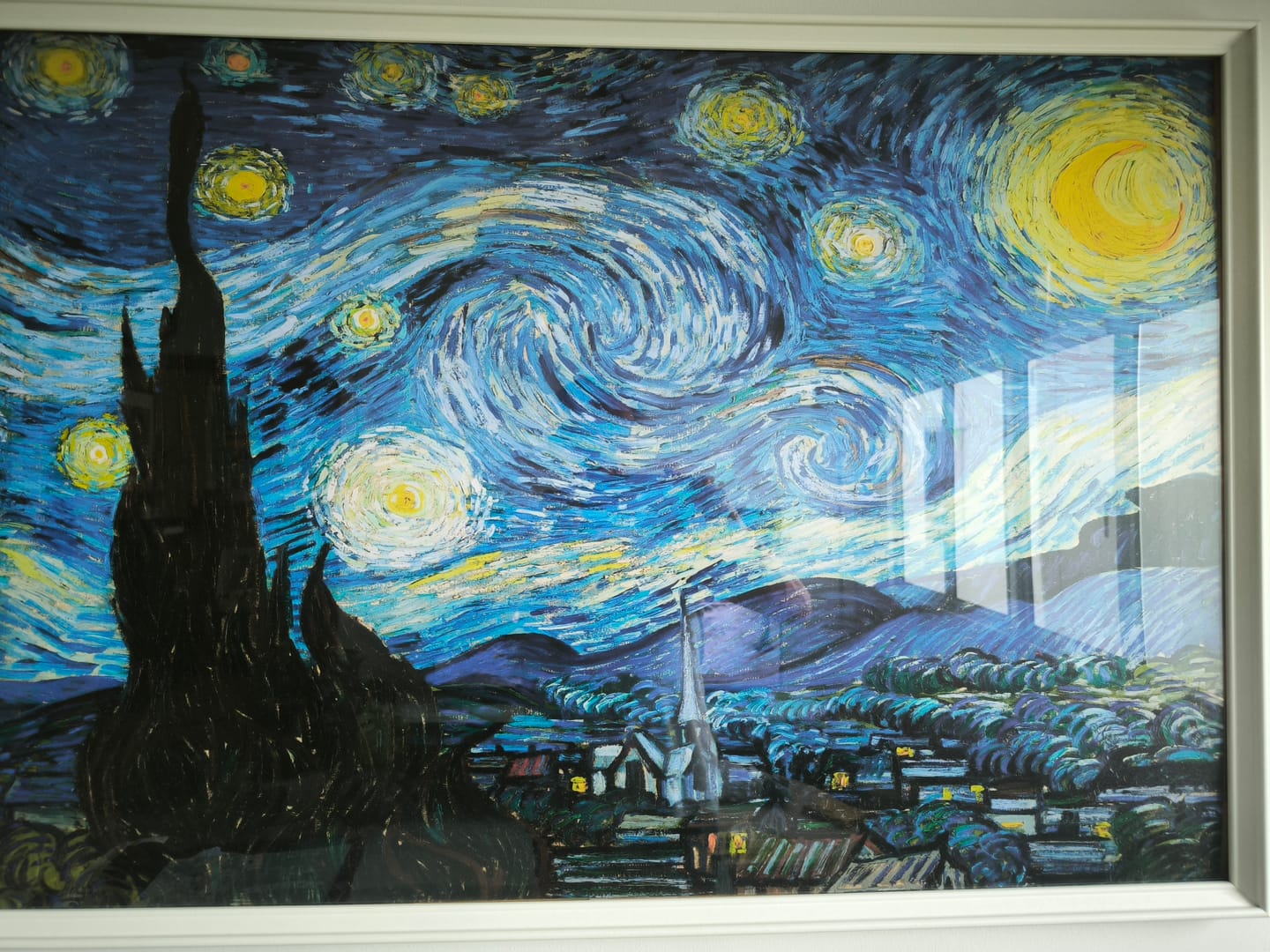Customer photo review of Starry Night over the Rhone by Vincent van Gogh, 1888