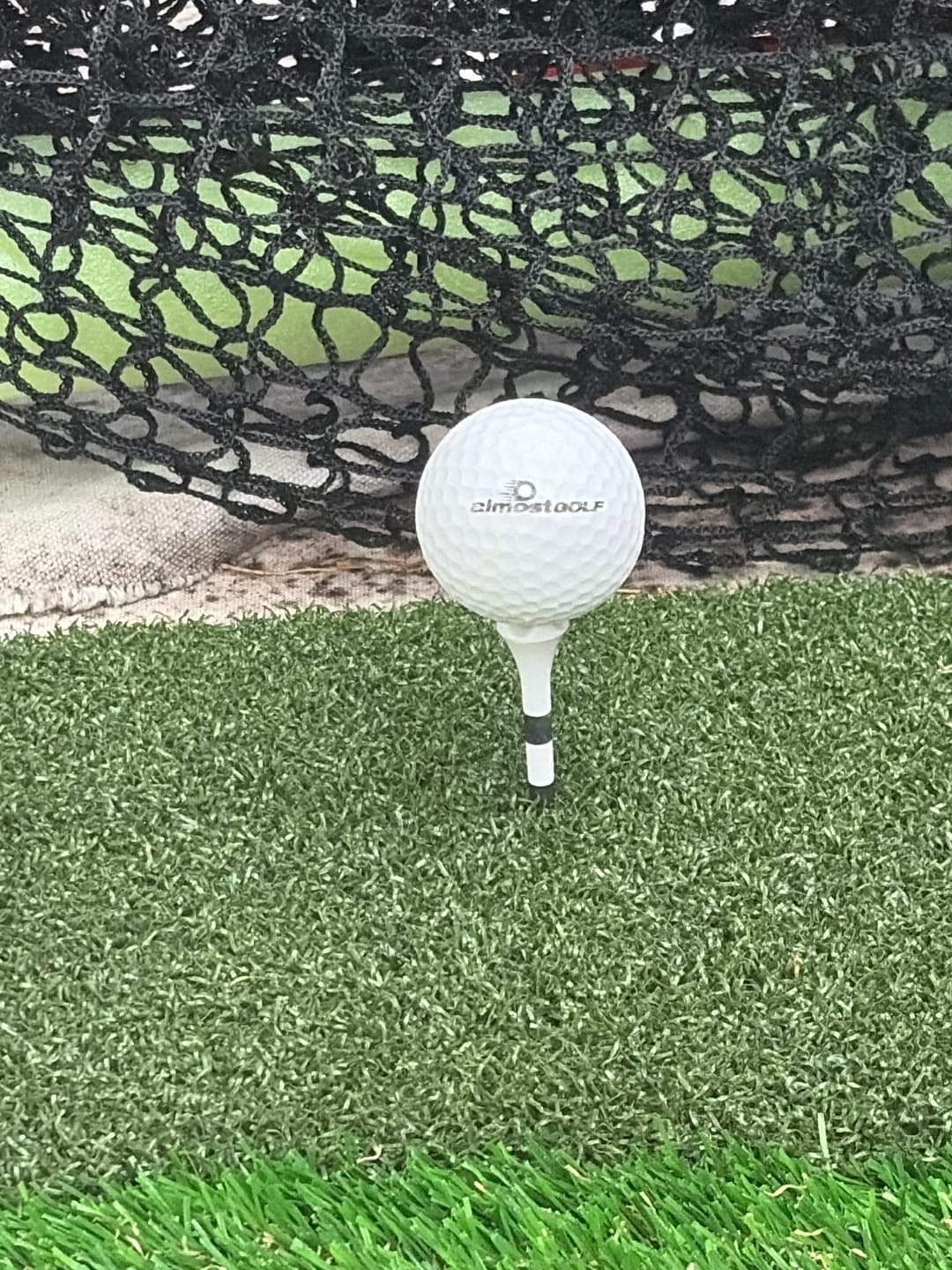 Customer photo review of almostPERFECT - 50 Ball Pack Practice Golf Balls