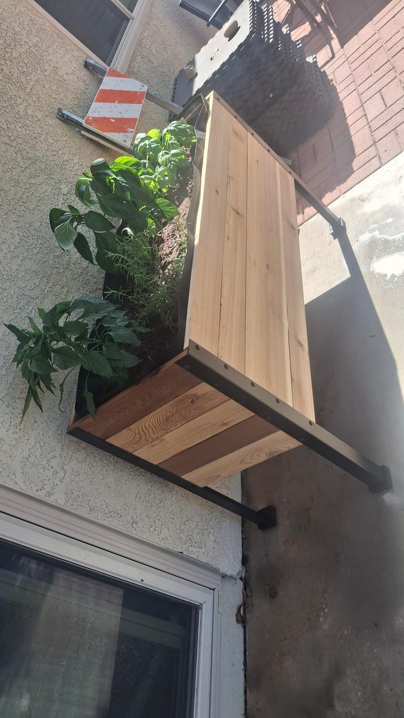 Customer photo review of 18″ x 48″ Deep Root Raised Garden Bed - 30″ TALL / Garden Grade