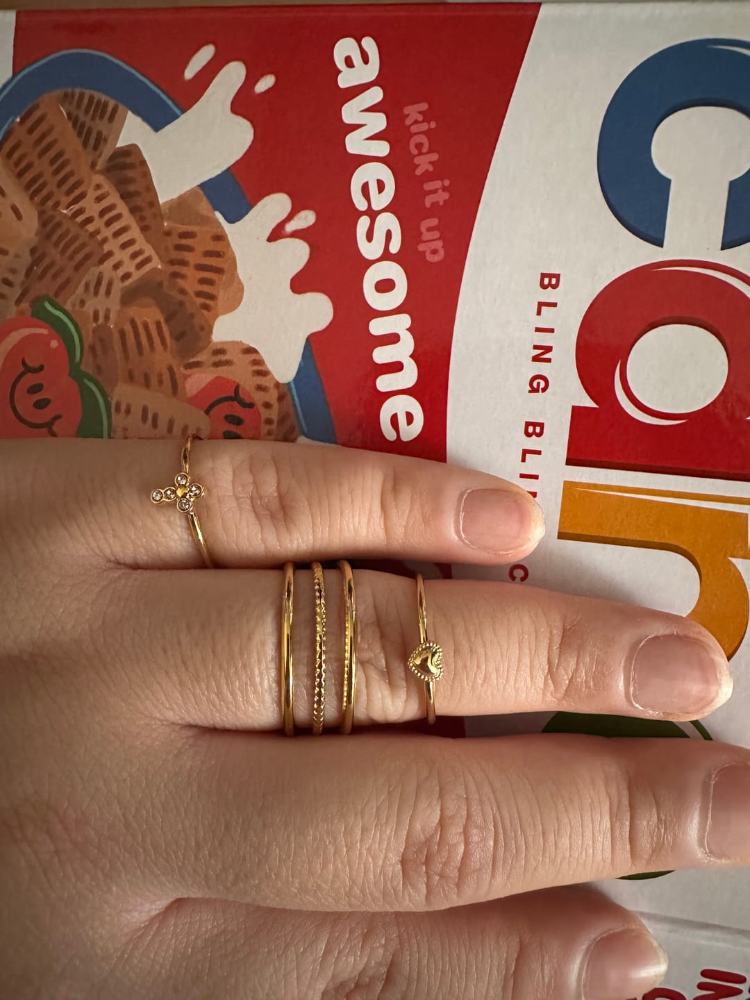 Customer photo review of Set Anillo Teresa