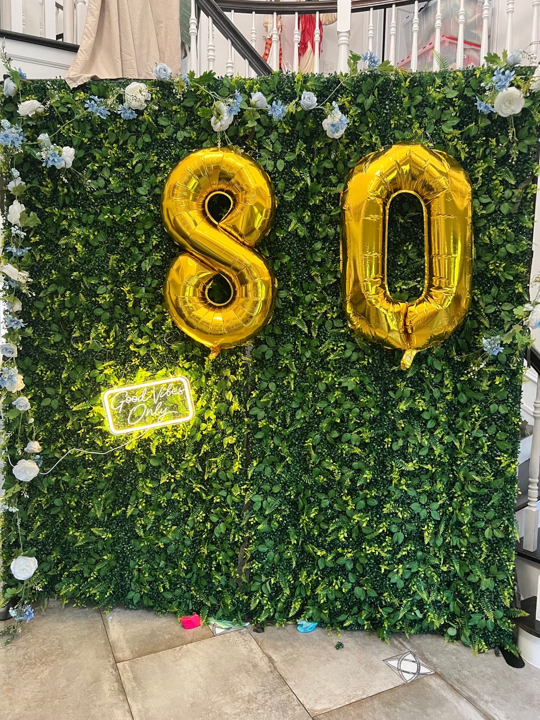 Customer photo review of 8*8ft Artificial Grass Wall Backdrop ALFWL151-Perfect for Weddings, Parties & Event Decor