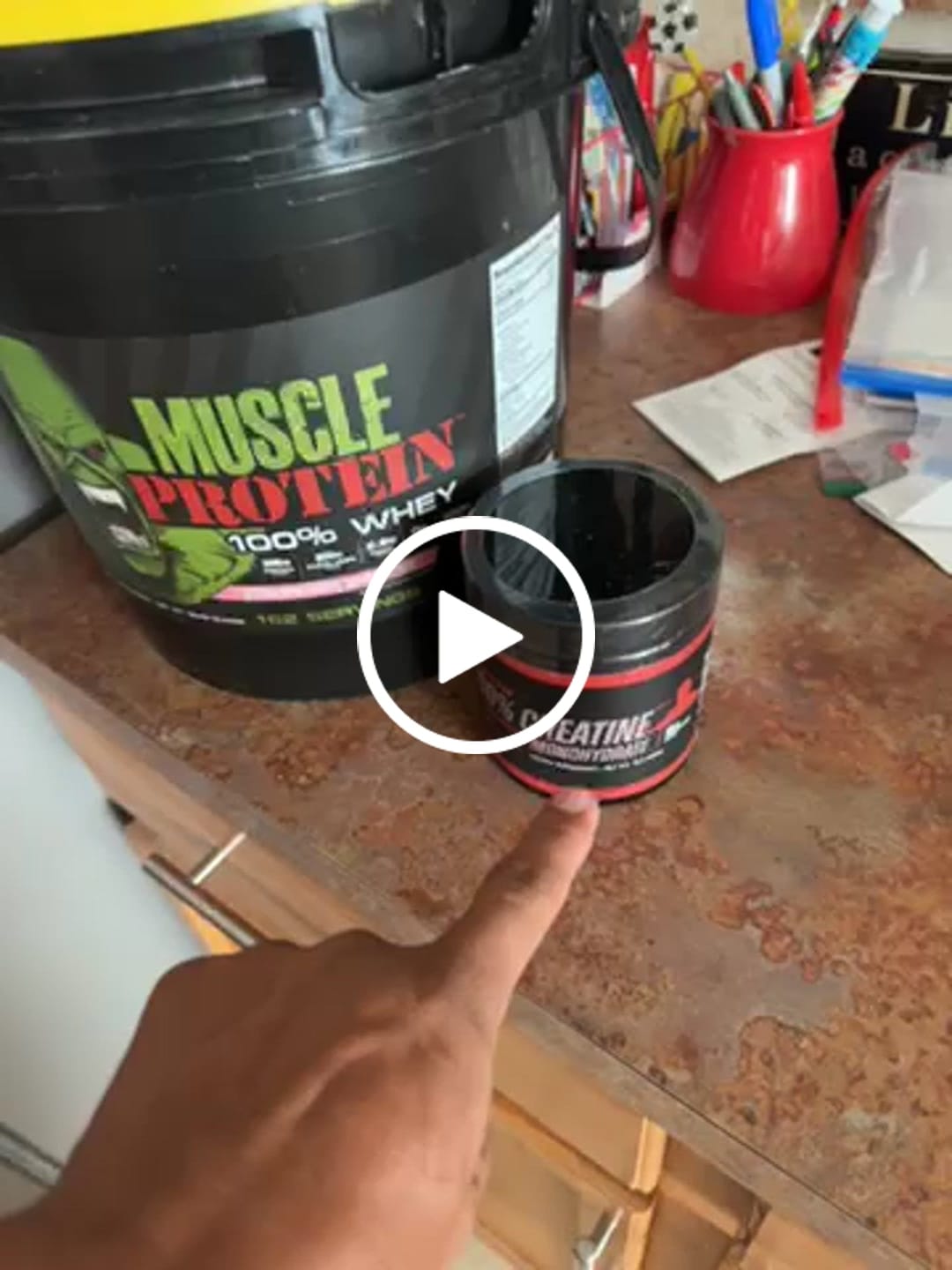 Customer video review of Muscle Protein & 100% Creatine
