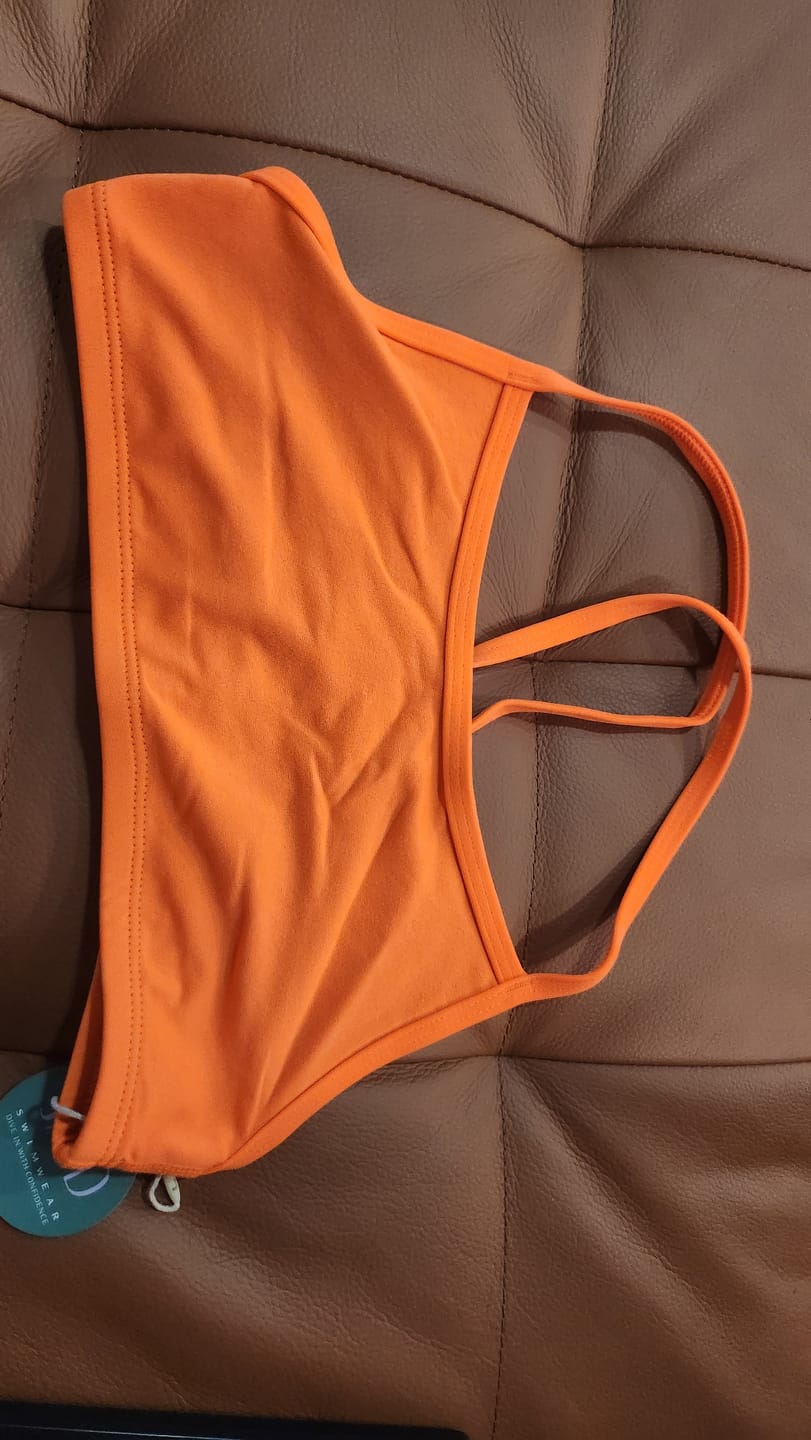 Customer photo review of TORQUAY TOP - Neon Orange