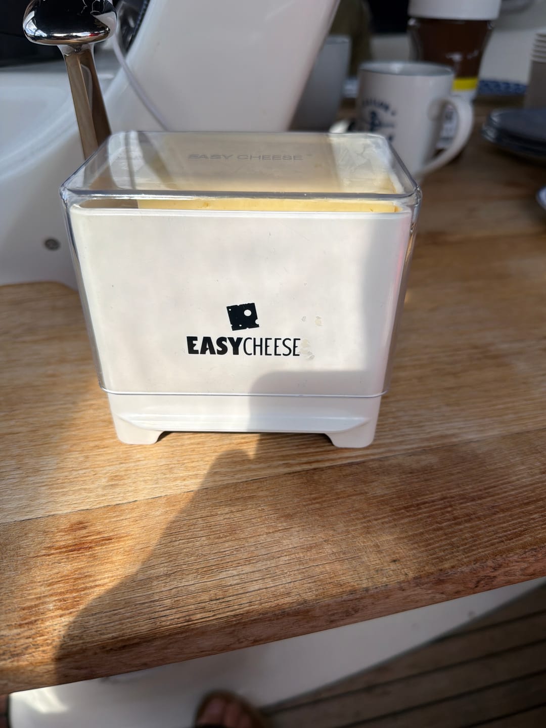 Customer photo review of EasyCheese® Osteklokke Original - Hvit