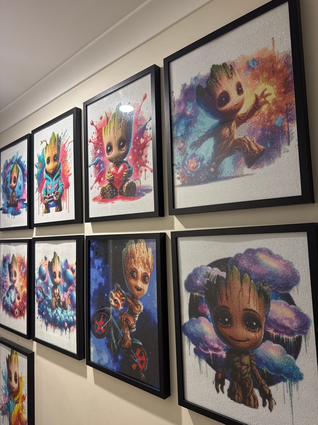 Customer photo review of Custom Diamond Painting